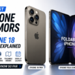 Latest iPhone rumors showing iPhone 18 Pro and foldable concept